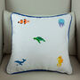 Children's Under The Sea Embroidered Nursery Cushion, thumbnail 3 of 8