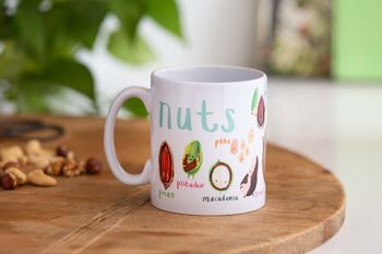 Nuts Ceramic Mug, 4 of 8