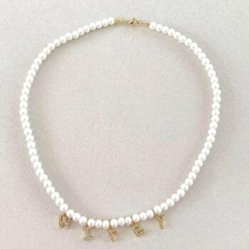 Wifey Pearl Necklace, Hen Party Gift, 2 of 2