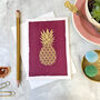 Pineapple Luxury Box Set Of Eight Note Cards, thumbnail 2 of 10