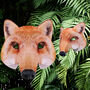 Animal Masks 3D Incl Tiger, Unicorn, Fox And Chimpanzee, thumbnail 5 of 11