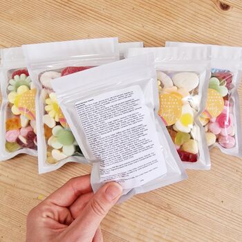 Mixed Tropical Theme Sweets Party Bag Filler, Thank You Gift, 4 of 5