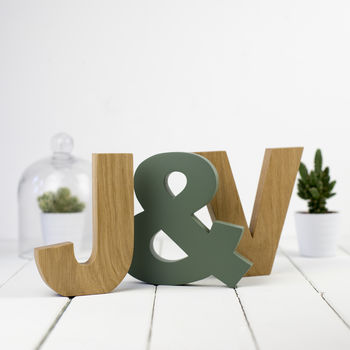 Wooden Letters Contemporary Oak, 2 of 8
