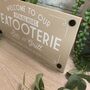 Welcome To Our Eatooterie Outdoor Garden Sign, thumbnail 6 of 12