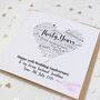 Personalised 30th Anniversary Card With Pearl Heart, thumbnail 2 of 6