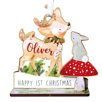 Personalised Christmas Tree Bauble Kit, Reindeer, 4 of 4