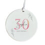 Personalised Birthday Ceramic Ornament Custom Name And Age, thumbnail 1 of 4