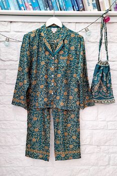 Upcycled Sari Pjs, 3 of 9