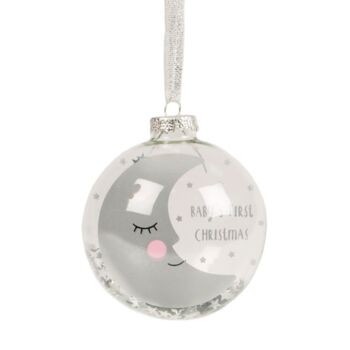 New Baby Personalised Christmas Bauble, 2 of 4