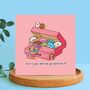 Donut Birthday Card | Cute Greetings Card, thumbnail 5 of 5