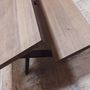 Salford Oak X Shaped Legs Bold Dining Table, thumbnail 6 of 8