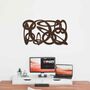 Orbit Abstract: Wooden Circle Wall Art For Modern Homes, thumbnail 4 of 12