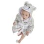 Personalised Embroidered Character Dressing Gown Robe For Toddlers And Babies, thumbnail 8 of 8