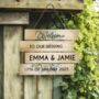 Personalised Wooden Wedding Sign, thumbnail 4 of 4
