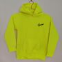 Personalised Children Adult Bold Neon Hoodies, thumbnail 4 of 12