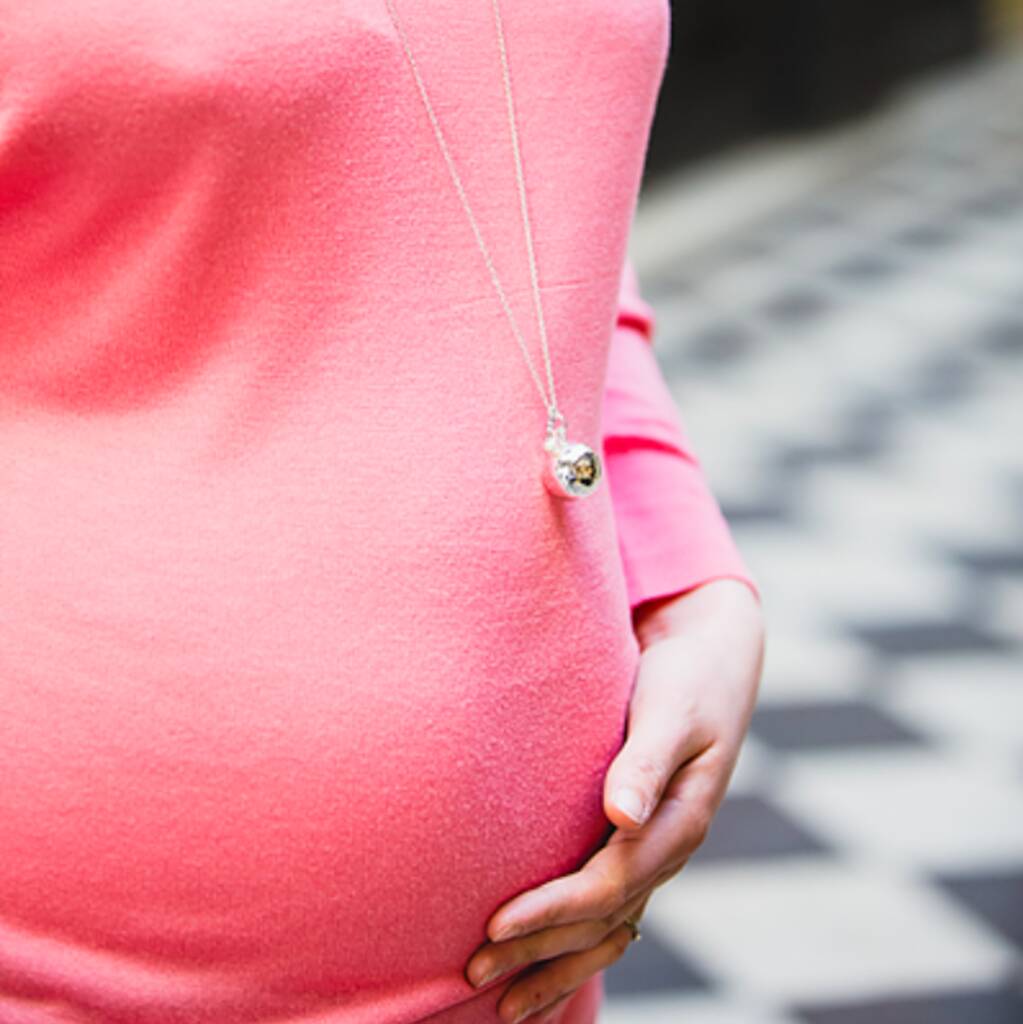 Pregnancy Necklace With Sparkling Gold Plated Star By The Good Karma