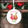 Funny Valentine's Day Pear Decoration, thumbnail 2 of 2