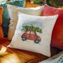 Driving Home For Christmas Car Cushion, thumbnail 2 of 6