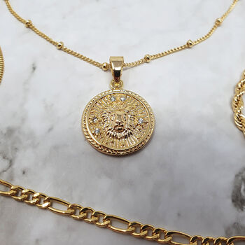 18k Gold Vermeil Plated Zodiac Charm Necklace, 11 of 12