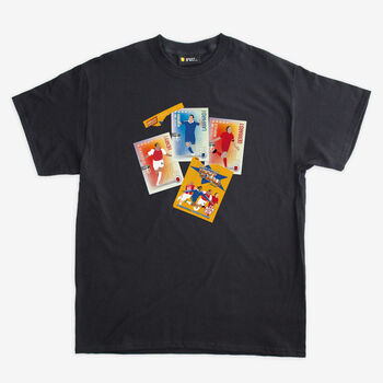 Henry, Lampard And Gerrard Trading Card T Shirt, 2 of 4