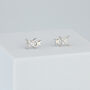 Sterling Silver Twinkling Star Stud Earrings, thumbnail 1 of 6