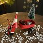 Santa On A Tricycle Christmas Decoration, thumbnail 2 of 3
