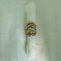 18k Gold Plated Vermeil Wave Ring, thumbnail 4 of 5