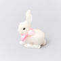 G Decor Cute Bunny Rabbit Bowtie 3D Candles, thumbnail 4 of 6