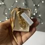 Tiny Gold Personalised Snowflakes Christmas Decoration, thumbnail 2 of 12