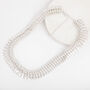 Matt Silver Colour Tassel Motif Necklace, thumbnail 3 of 3