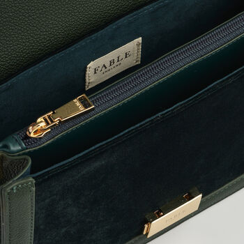 Fawn Embroidered Green Crossbody Bag, 7 of 7