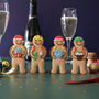 Biscuiteers Hand Iced Jolly Gingers Christmas Party Letterbox Biscuits, thumbnail 2 of 2