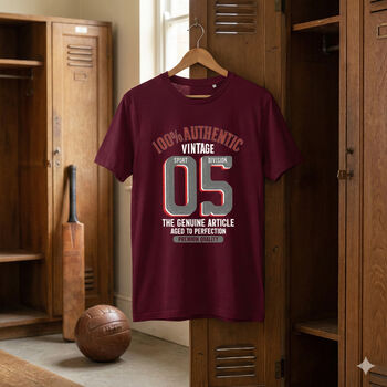 'Authentic Vintage 2005' 21st Birthday Gift T Shirt, 3 of 11