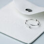 Sterling Silver Sliding Bead Adjustable Ring, thumbnail 6 of 6