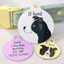 Border Collie Personalised Illustrated Dog Name Tag, thumbnail 6 of 12