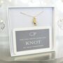 Knot Of Friendship Pendant Necklace, thumbnail 1 of 7