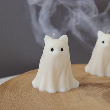Halloween Ghosty Cat Candle, 5 of 5