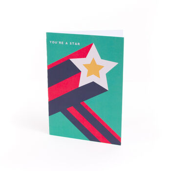 'YOU'RE A STAR' Greetings Card, 3 of 4