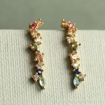 Rainbow Jewel Earrings, 7 of 8