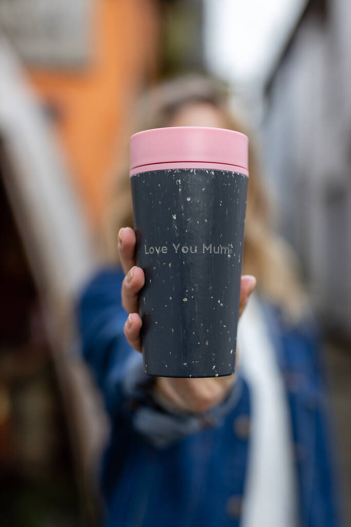 Personalised Leakproof Reusable Coffee Cup 12oz By Circular&Co