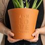 Personalised Engraved Love Plant Pot, thumbnail 6 of 6