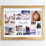 Personalised 40th Birthday Photo Collage, thumbnail 12 of 12