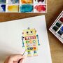 Personalised Robot Giclee Print, thumbnail 3 of 6