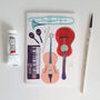 Musical Instrument Greetings Card, thumbnail 3 of 5