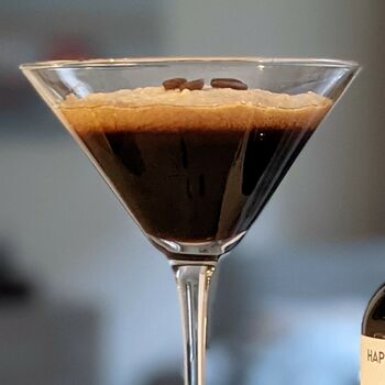 Personalised Christmas Espresso Martini With Music, 4 of 4