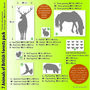 Seven British Forest Animal Wall Stickers, thumbnail 4 of 7