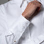 Charmaine White Textured Tuxedo Evening Shirt, thumbnail 4 of 4