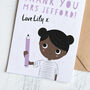 Personalised Teacher Thank You Card, thumbnail 6 of 8