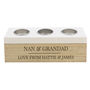 Personalised Classic Triple Tea Light Box Tealight Hold, thumbnail 12 of 12