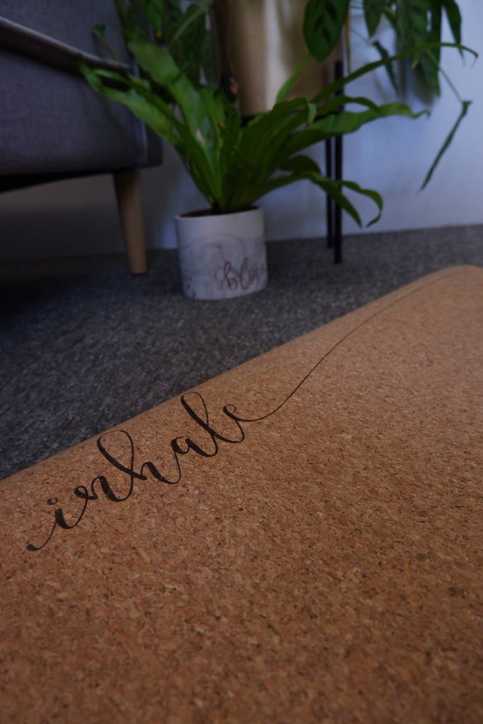 eco friendly cork yoga mat